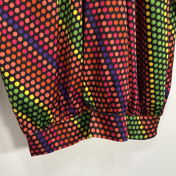 NY & CO Dot Print Bubble Dress XXL Multi Colored Art to Wear - Picture 5 of 14
